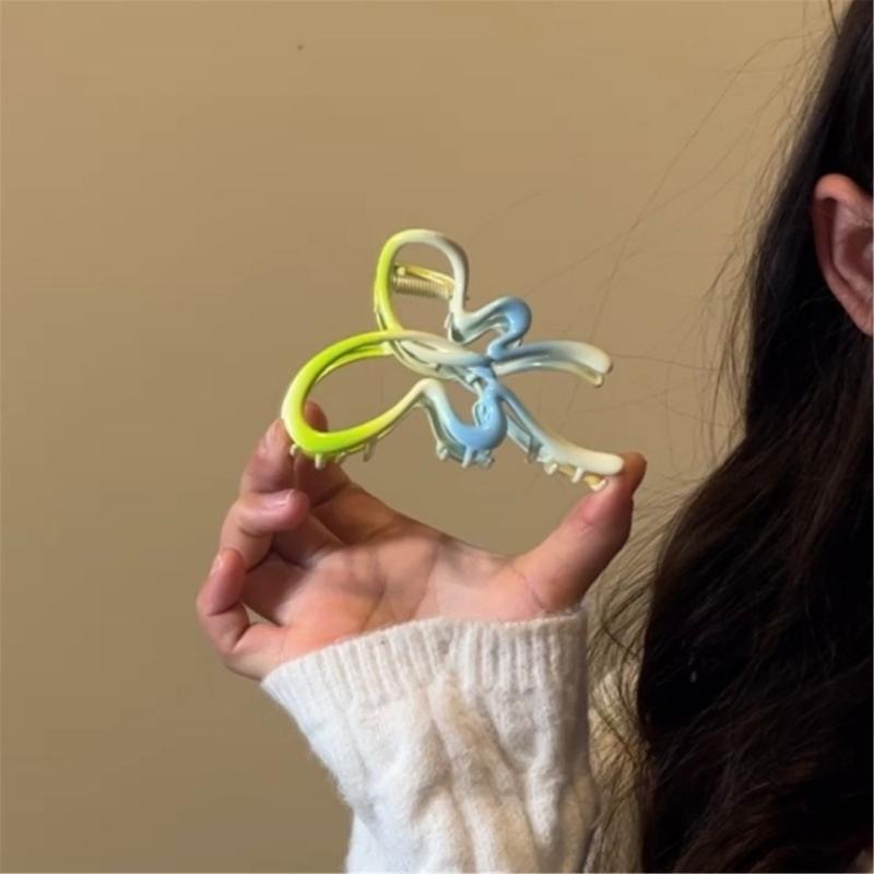 Butterfly Shape Hair Claw Braids Ponytail Woman Skincare Camping Female Hair Clip Elegant Wedding Party Hair Claw