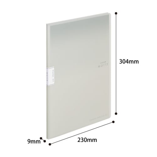 KOKUYO File Clear Book MOTTE A4 20 Sheets Pocket Gray LA-LM20LM