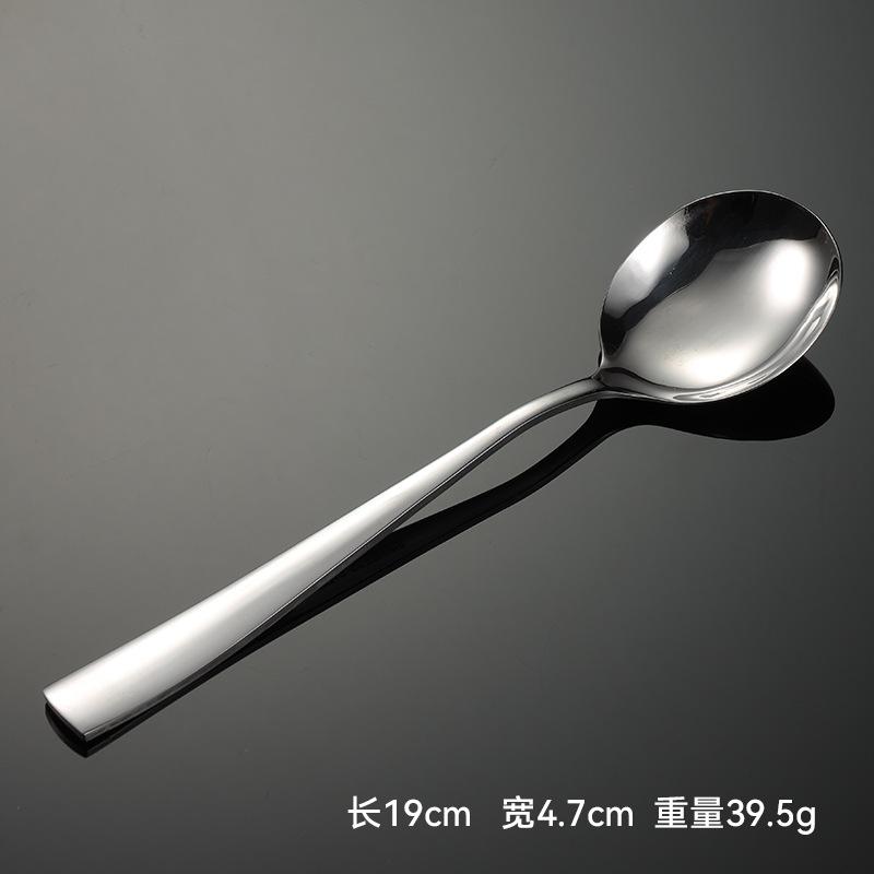Stainless steel square handle western tableware knife fork spoon gift C007 multi-specification cloth wheel polishing steak knife