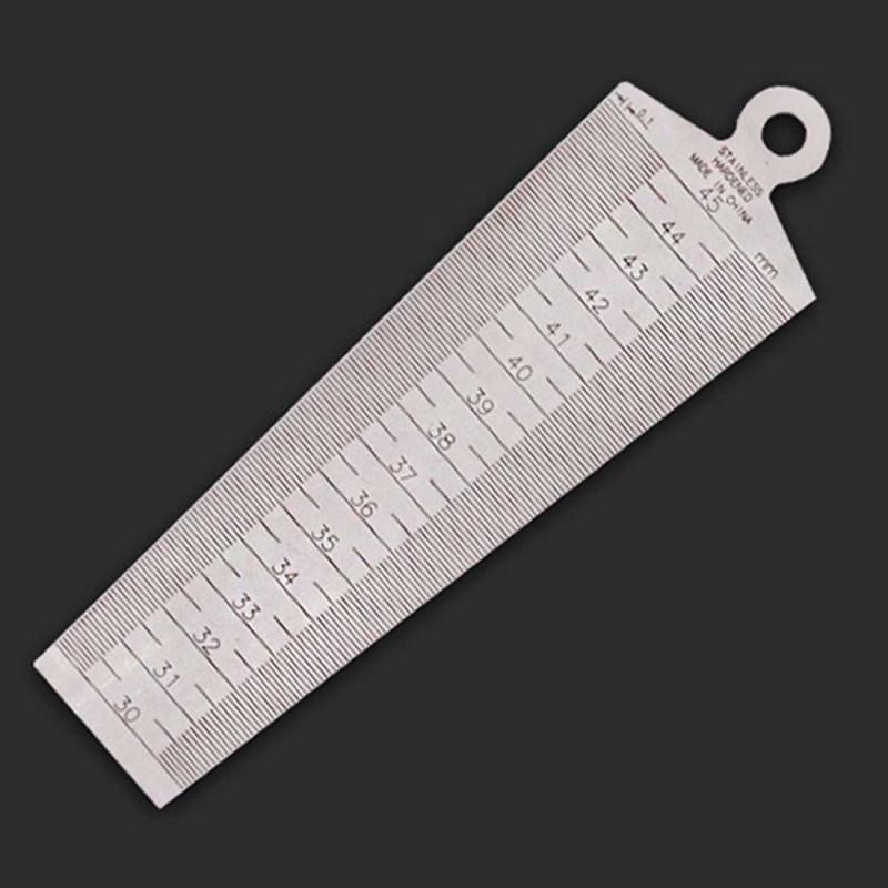 Buy 30-45mm Stainless Steel Ruler Inspection Cylinder Taper Gauge ...