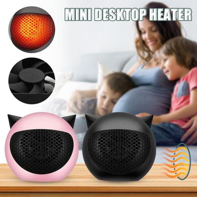 Přenosný topný ventilátor Domácí elektrický topný přístroj Kreativní -opařeninám odolný Topí rychle Do koleje Stolní ohřívač nohou Dárek