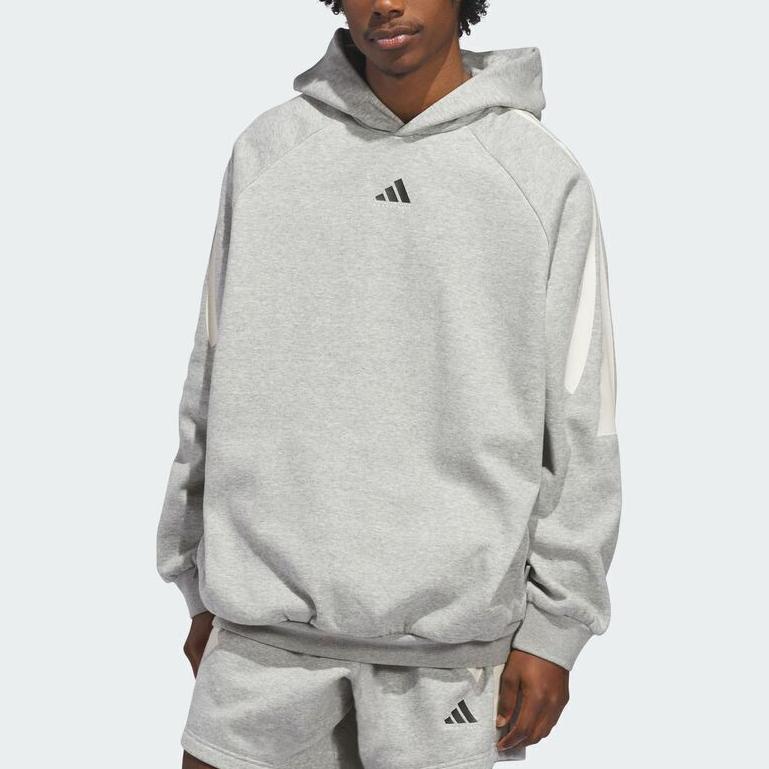 Adidas Basketball Striped Hooded Pullover Long Sleeve Sweatshirt Unisex sweatshirt KB7540