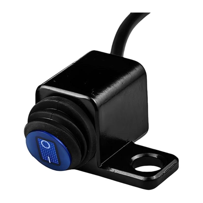 2 Control Button Waterproof Motorcycle Switches Handlebar ON Off Switches for Headlight Easy Installation Motorbike Parts