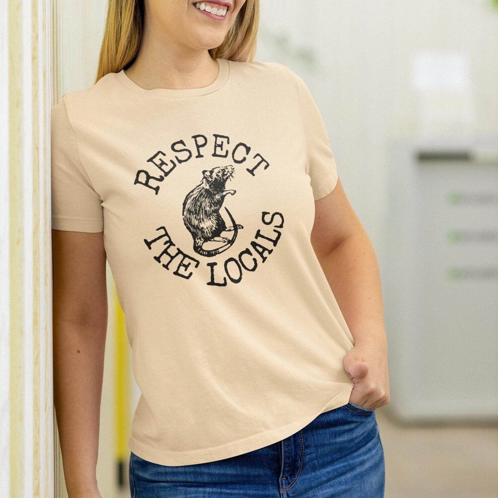 Respect The Locals Rat T-Shirt XL