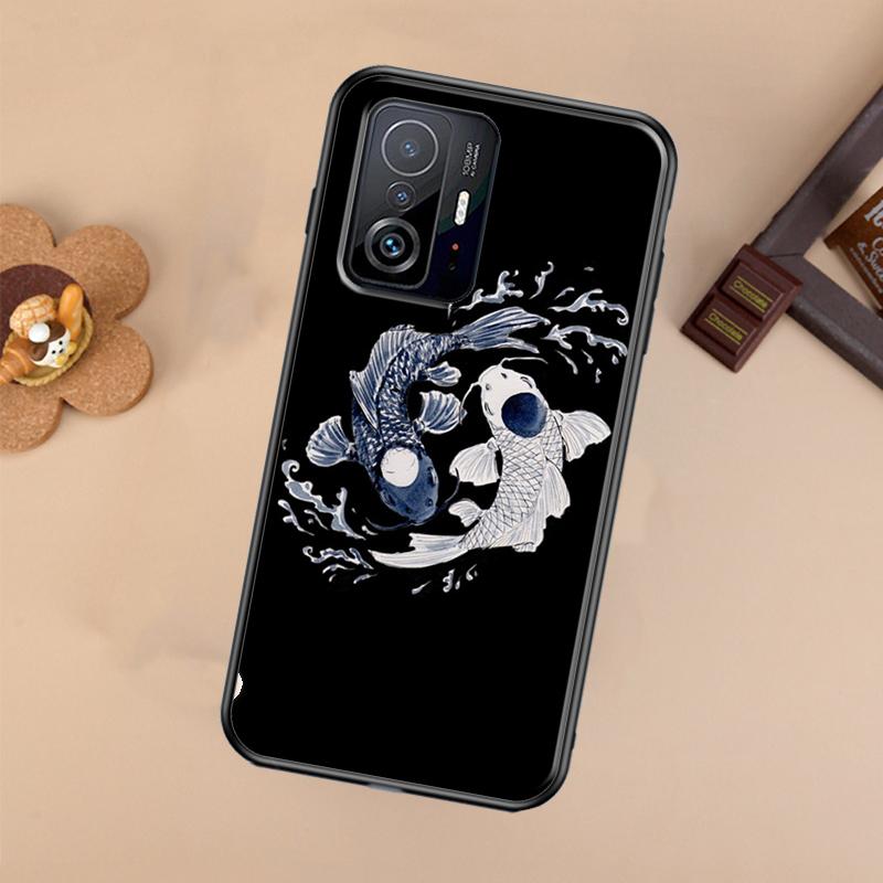 Koi Fish Yin Yang Case For Xiaomi POCO X7 X6 X5 X3 Pro F3 F5 F6 M6 Pro 13 14 Ultra 11T 12T 13T 14T Pro Cover