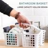 Portable Shower Storage Basket Functional Bathroom Organizers Holder for Cleaning Products and Personal Care Items
