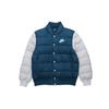 Color-Block Warm Down Sport Jacket Men Outerwear White Blue DC1292-499