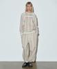 SCULPTOR Irregular Stripe Sweatshirt Raw/Indie Pink