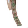 8 Yard Christmas Ribbon DIY Classic Width 1.5cm Portable Xmas Decor Gift Wrapping for