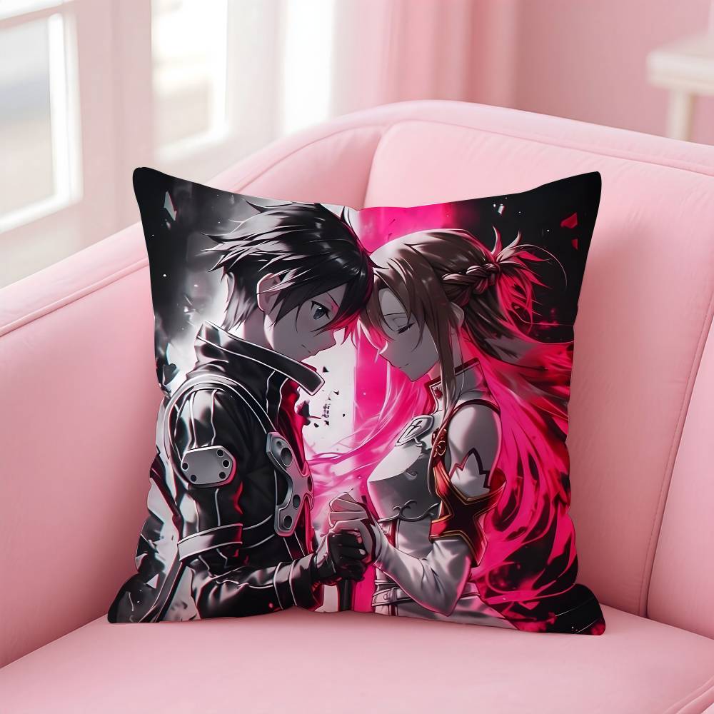 

Асуна Sword Art Online Progressive Наволочка с принтом Наволочка для гостиной, дивана, чехол для подушки и декор для спальни 12x12Inch