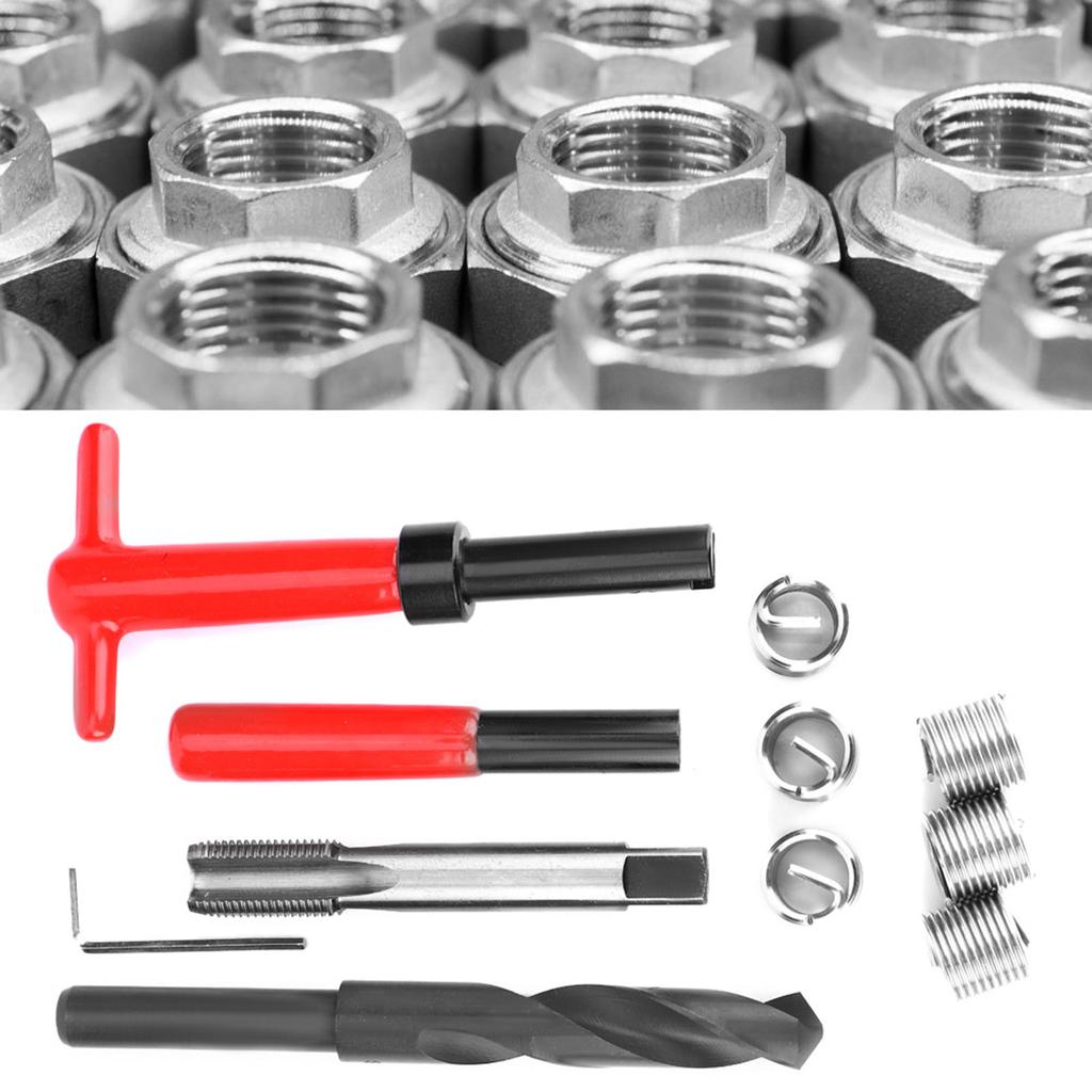 Thread Repair Kit Stainless Steel Twisted Drill Wrench Tap Insertion tool M16x1.5 Threaded Insert Wrench Thread Repair Kit
