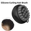 Silicone Hair Curly Twist Magic Barber Brush African Coil Wave Dread Natural Hair Brush Hair Style Tool Salon Accessories