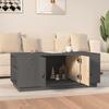 VidaXL Coffee Table Grey 100x50x41 Cm Solid Pine Wood 818257