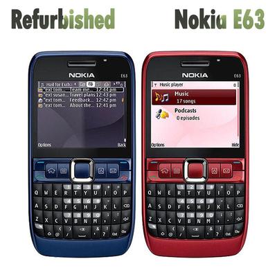 Yenilenmiş Nokia Orijinal Nokia E63 Kilitsiz 3G Cep Telefonu 1 SIM ile
