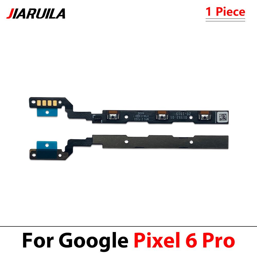 Power Switch On/Off Button Volume Control Key Button Flex Cable For Google Pixel 5 5A 6 6A 7 7A 8 9 Pro XL