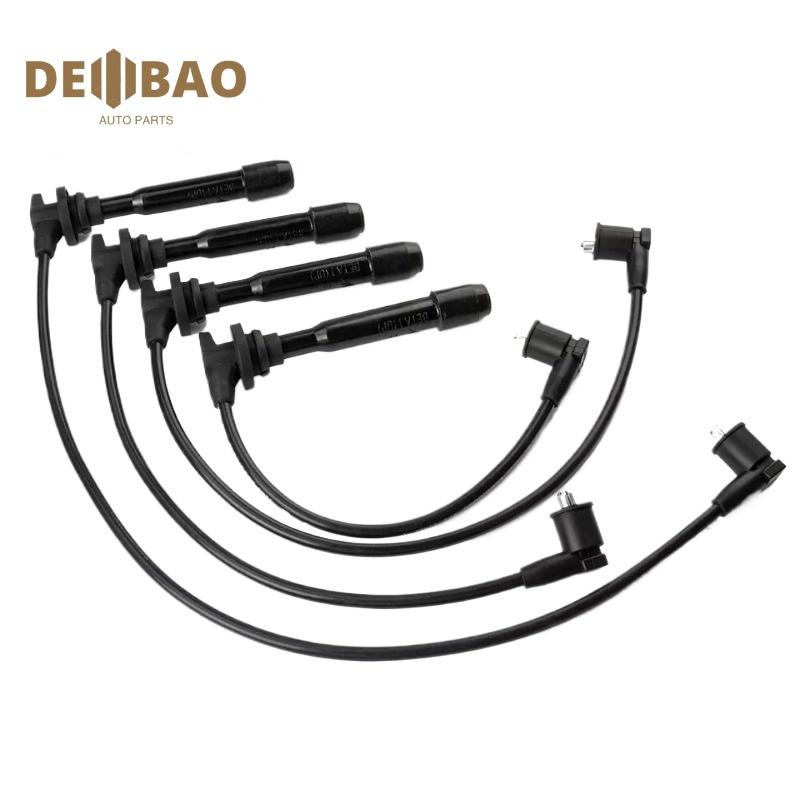 2750123B70  4PCS Spark Plug Wires For Hyundai Elantra Tiburon Tucson For Kia Spectra Spectra5