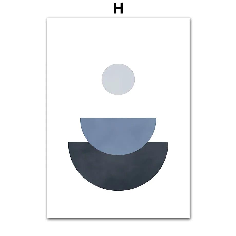 

Бохо абстрактные геометрические линии арки листья настенная живопись холст плакат и принты картинки для гостиной интерьер домашний декор 30x40cm No Framed