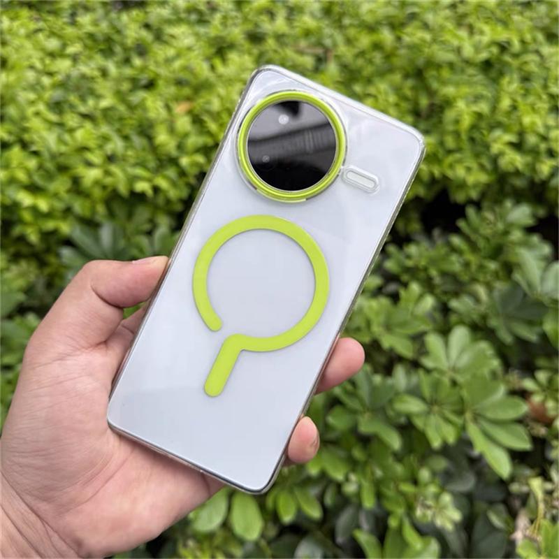 Hülle Für Poco F7 Ultra F7 Pro 5G Magnetisch Für MagSafe Transparente Harte Abdeckung Für Xiaomi POCO F7Pro Schlank Luxus Mode Stoßstange