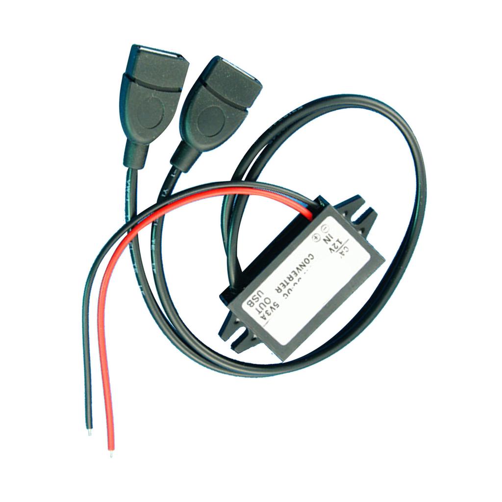 DC To DC Buck Converter Module 12V To 5V Power Adapter Reduced Voltage Regulator Dual USB Output