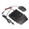 Keyboard Mouse Converter Set Wired RGB Mechanical Keyboard Mouse Adapter Combo for PS5 for PS3 for P