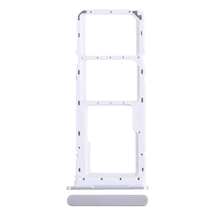 

Для Samsung Galaxy A05 SM-A055 Оригинальная SIM-карта + Лоток для SIM-карты + Лоток для карты Micro SD серебряный