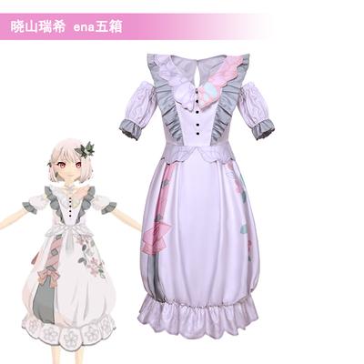 Παιχνίδι Project Sekai Cosplayena Pjsk Akiyama Mizuki Έχει Πέντε Θήκες Cosplay Φόρεμα Καμαριέρας Περούκα Στολή Κοστούμι Στολής Πάρτι Αποκριών