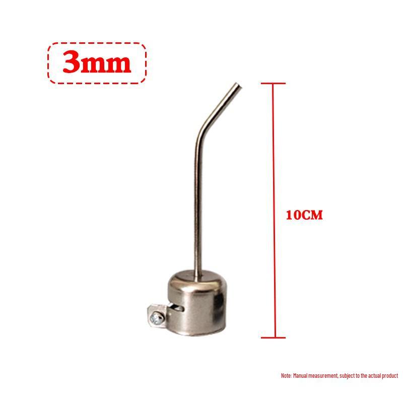 Multi-Model Hot Air Gun Nozzle Set - Straight, Angled, Bent for 850/858 Desoldering Stations