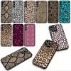 Phone Cover Cow Print Leopard Snake Casing for Apple iPhone 17 16 11 Pro XS Max XR 6 7 8 Plus + 16E SE 2020 Air 5 8+ Case