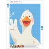 Premium 5D Diamond Painting Kits HappyDuck Full Round Drill Rhinestone Art Cross Stitch Home Decor Wall Art Gift