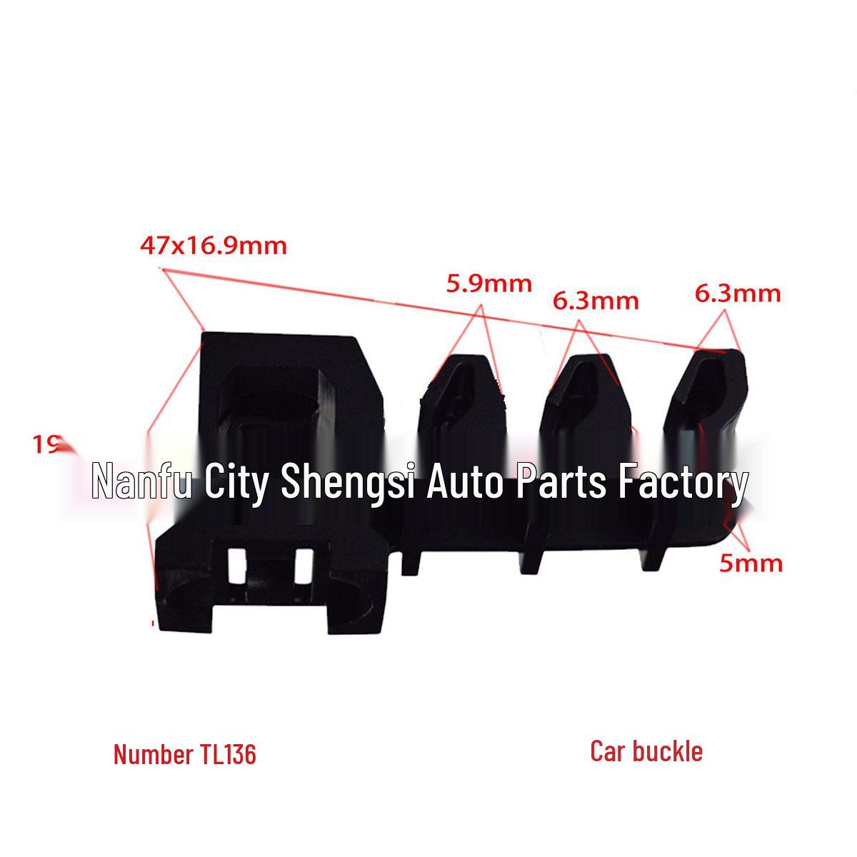 

Toyota ALPHARD Wire Tube Routing Hood Support Rod Fixing Clip 10m