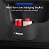 Car Sticker 2025 Hot Car Door Storage Box PU Leather Auto Seat Back Hanging Trash Can Bin Accessories For BMW Performance X1 X3