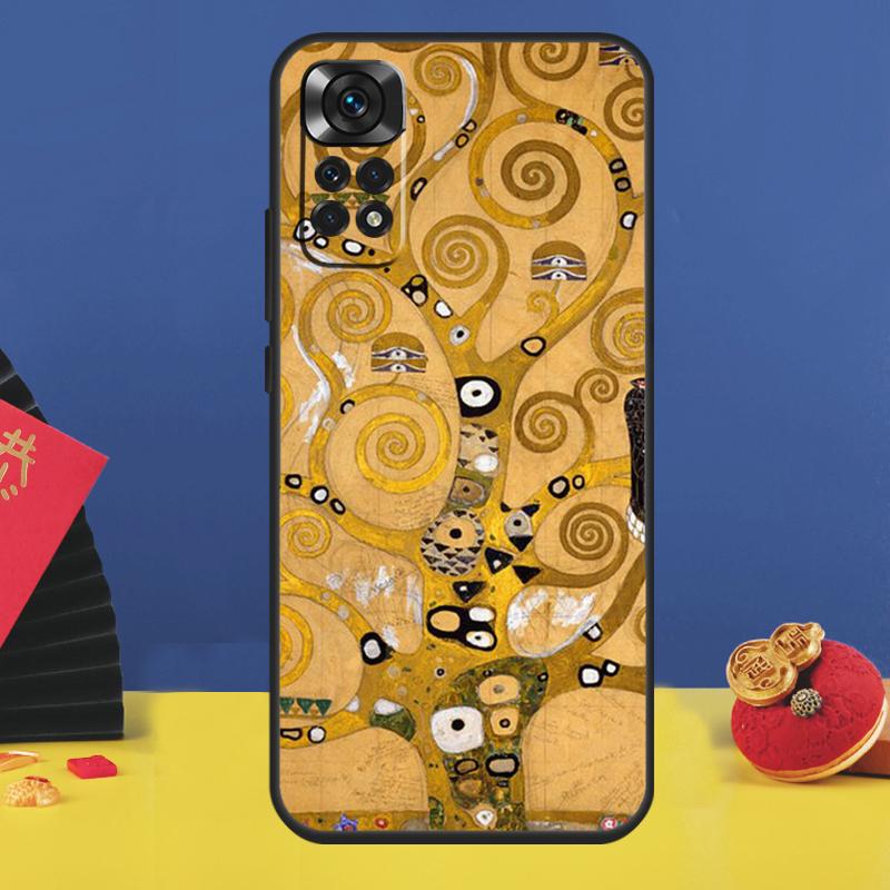 Gustav Klimt Abstract painting Phone Case For Xiaomi Redmi Note 14 Pro 13 12 11 9 10 15 Pro Plus 10C 12C 14C 13C 15C Cover
