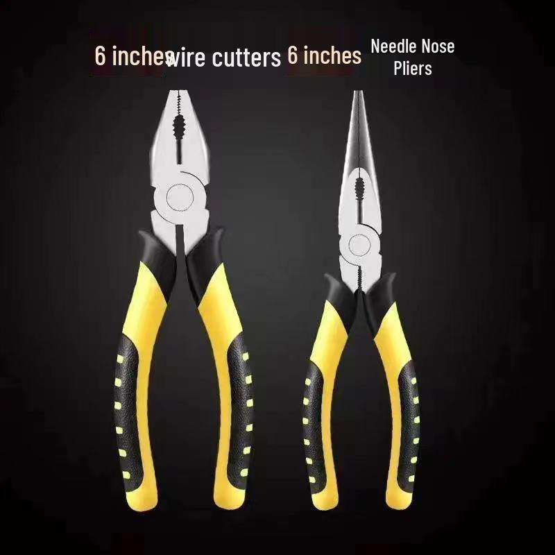 Tiger Multifunctional Needle Nose Pliers: Industrial Grade Wire Cutters and Strippers for Electricians
