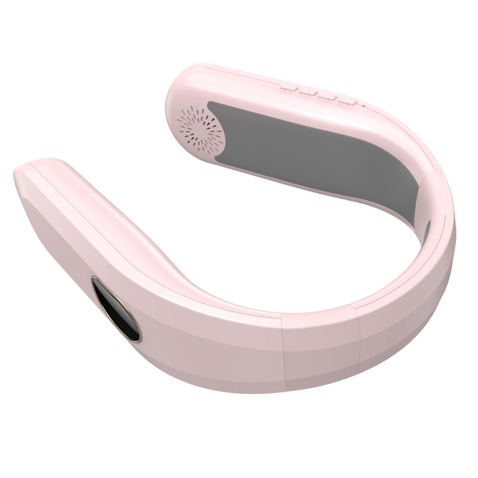 

Беспроводной утеплитель для шеи Hand Free с длительным сроком службы батареи, шарф с подогревом для шеи, подарок на день рождения розовый