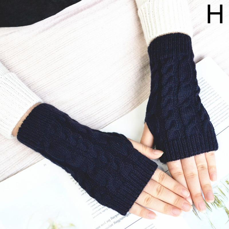 

1 пара мягких наручных теплых перчаток без пальцев для женщин, водонепроницаемые, для спорта на открытом воздухе, осень-зима 1pcs