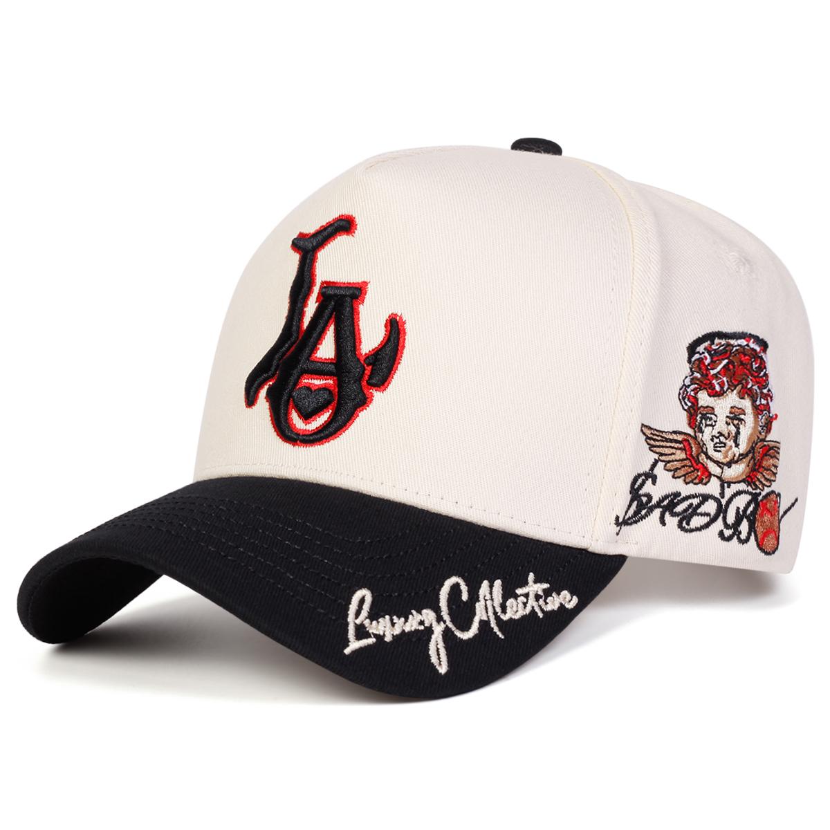 Unisex La Love Stickerei Baseballkappen Frühling Herbst Outdoor Verstellbare Lässige Hüte Sonnenschutzhut Sportkappe
