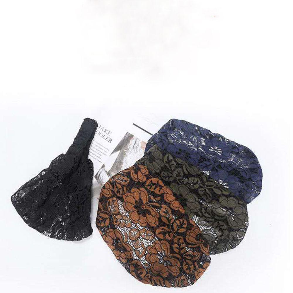 Gift Wash Face Headwear Lace Female Hair Band Headdress Korean Style Hair Band Wide Edge Headband