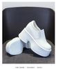 Loafers Women's 2025 New Inner Height Increase Platform British Style Small Leather Shoes Women's One-pedal Lazy Muffin Shoe List