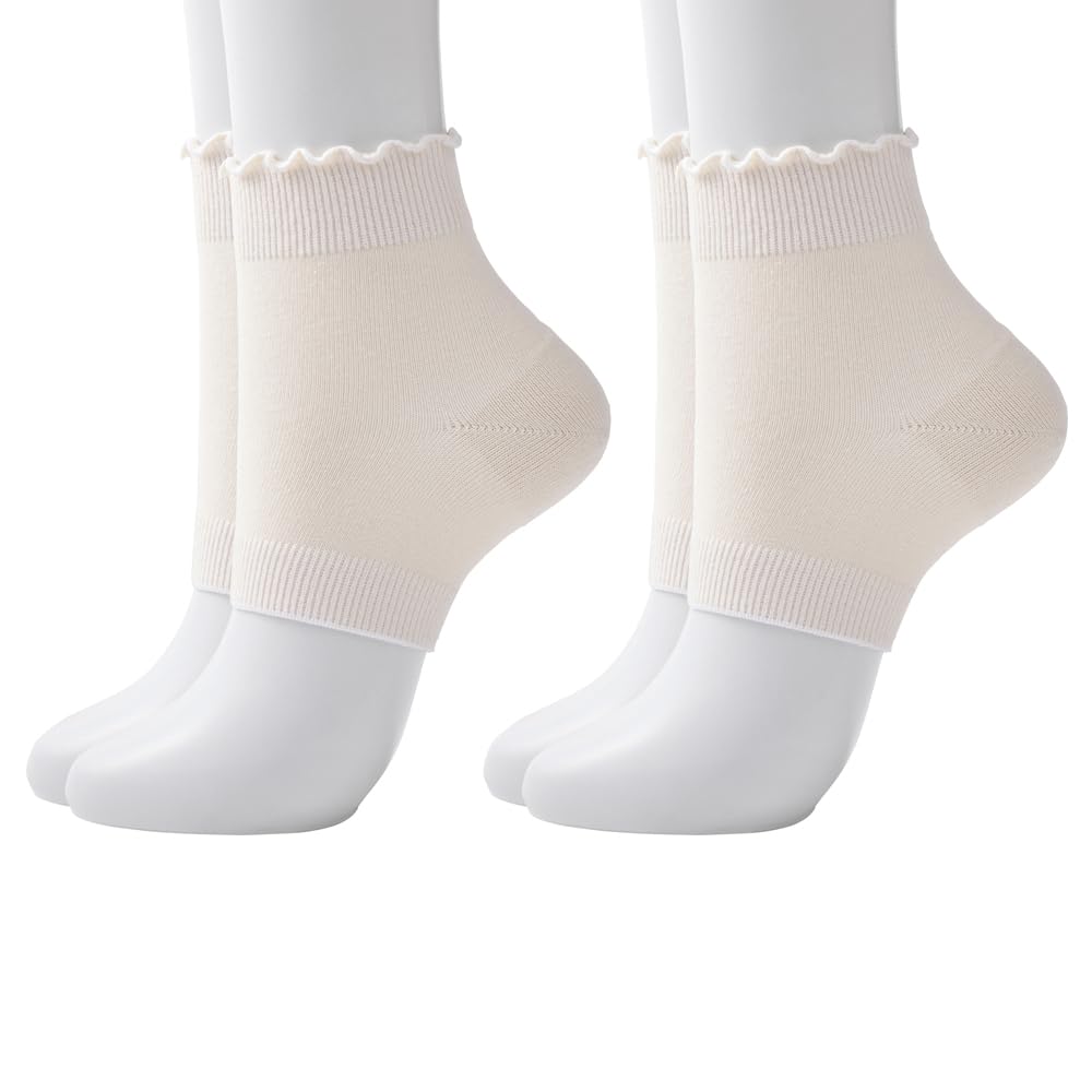 

Heel Care Socks Other Moisturizing Silk Socks CDX511 White [Gunze] 2 Pairs Women s білий