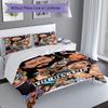 3PC Custom Name Legend Collage Bedding Set Printed Bedding Set Duvet Cover Closure Includes 1 Duvet Cover & 2 Pillowcases for All Seasons Bedroom