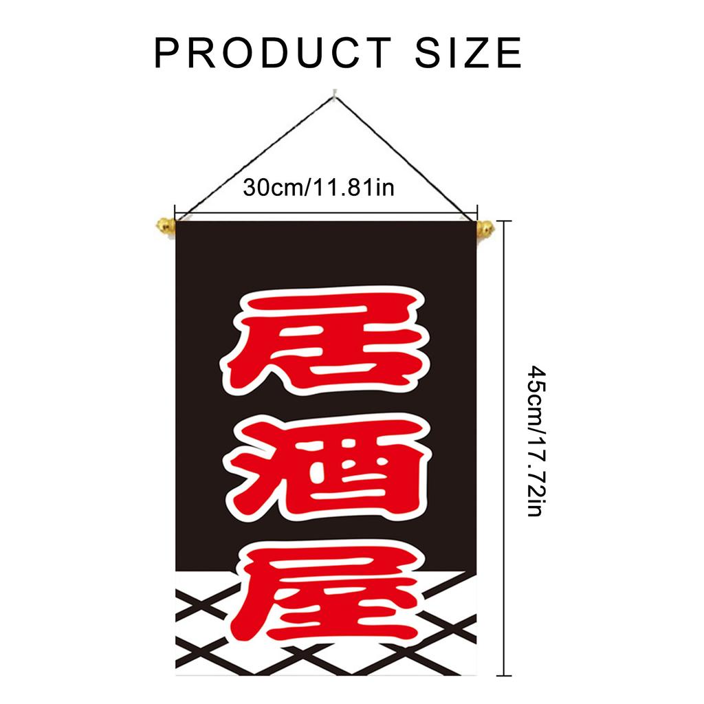 Japanese Theme Hanging Flags for Sushi Shop or Home Decors Wealth Lucky Cats Pattern Restaurant Wine House Banenrs