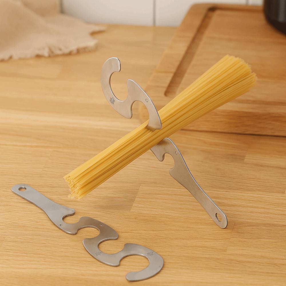 Stainless Steel Pasta Measuring Scale S Shaped Noodle Measure Spaghetti Measuring Tool for Home