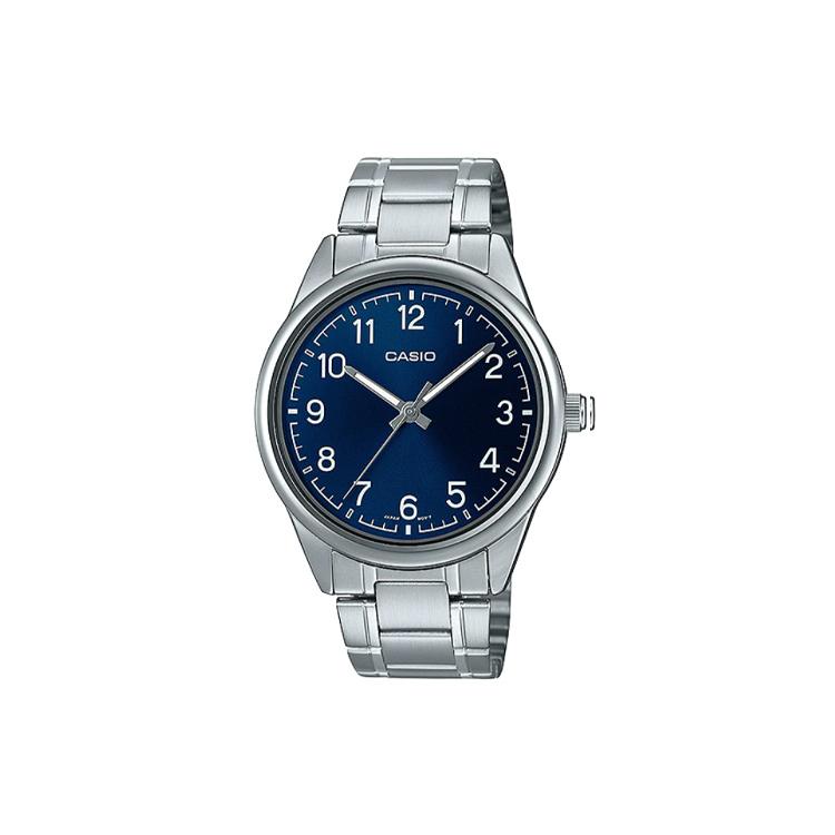 CASIO Men Standard Series Blue Watch MTP-V005D-2B4 MTP-V005D-2B4 Dark Blue Watch Dial