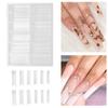 240 Pcs Artificial False Nail Extension Tips Transparent Fake Nails Tips Nail Salon Tips