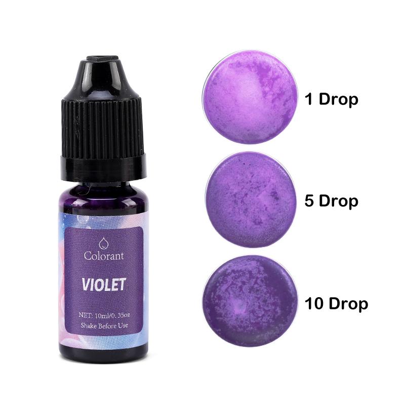 18 Colors 10ml Liquid Dye Candle Resin Pigment Colorant Resin Soy Wax Dye for DIY Candle Soap UV Epoxy Resin Mold Crafts Making