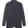 SEVEN Men's New Chinese Style Wool Blend Casual Blazer