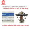 Parça numarası: Motor Soğutma Sıvısı Termostatı 90916-03093 Lexus IS300 GS300 Toyota Yaris Tacoma Prius VITZ 2005-2015 İçin 9091603093