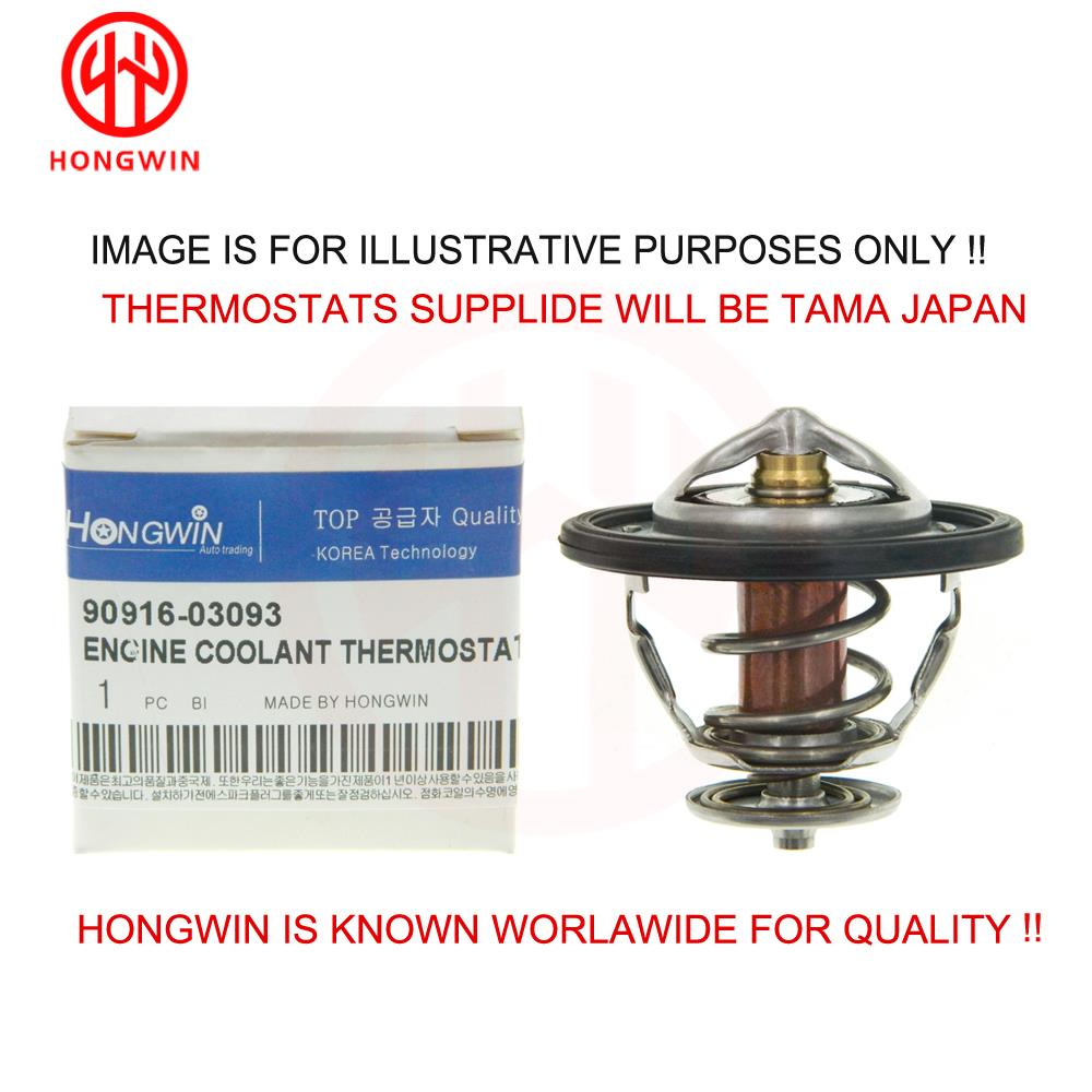 Parça numarası: Motor Soğutma Sıvısı Termostatı 90916-03093 Lexus IS300 GS300 Toyota Yaris Tacoma Prius VITZ 2005-2015 İçin 9091603093