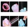 600ML Creative Spray Bottle Portable Children Outdoor Sports Multi-function Straw Cute Water Bottle