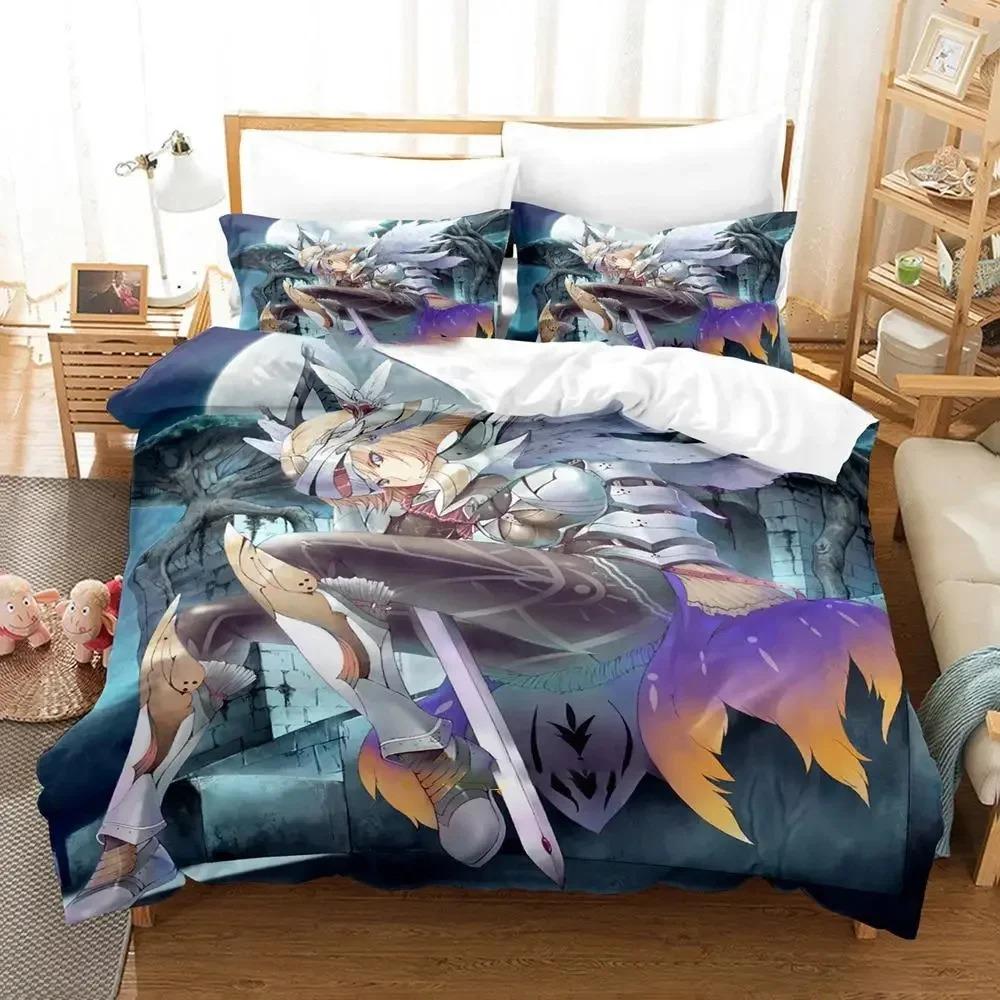 Lord of Vermilion Bedding Set Duvet Cover Bed Set Quilt Cover Pillowcase Comforter King Queen Size Boys Adult Bedding Set